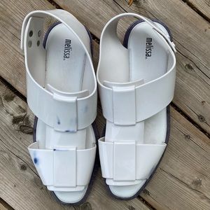 Whacky Melissa plastic shoes!